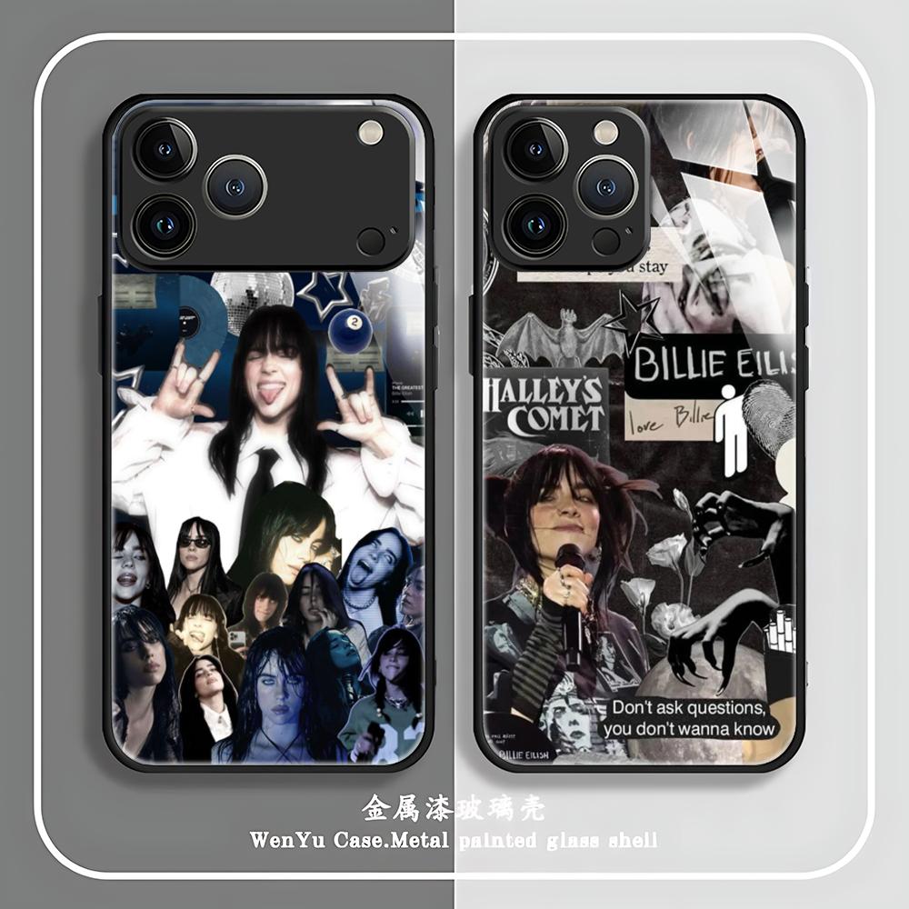 Phone Cases H&M - Telefoonhoesje met Singer B-Billies-E-Eilishs-H-ontwerp voor iPhone