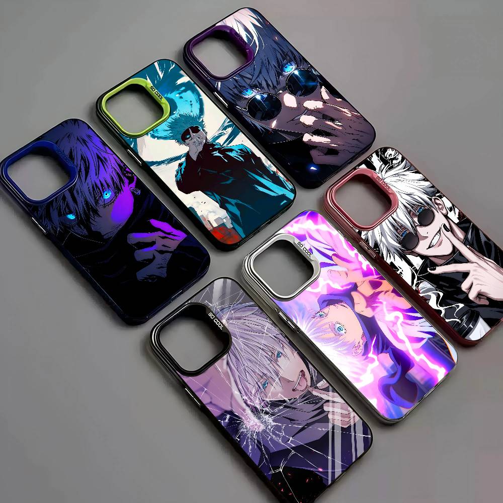 Phone Cases Jujutsu Kaisen - Satoru Gojo Jujutsu Kaisen Anime Kleurrijke
