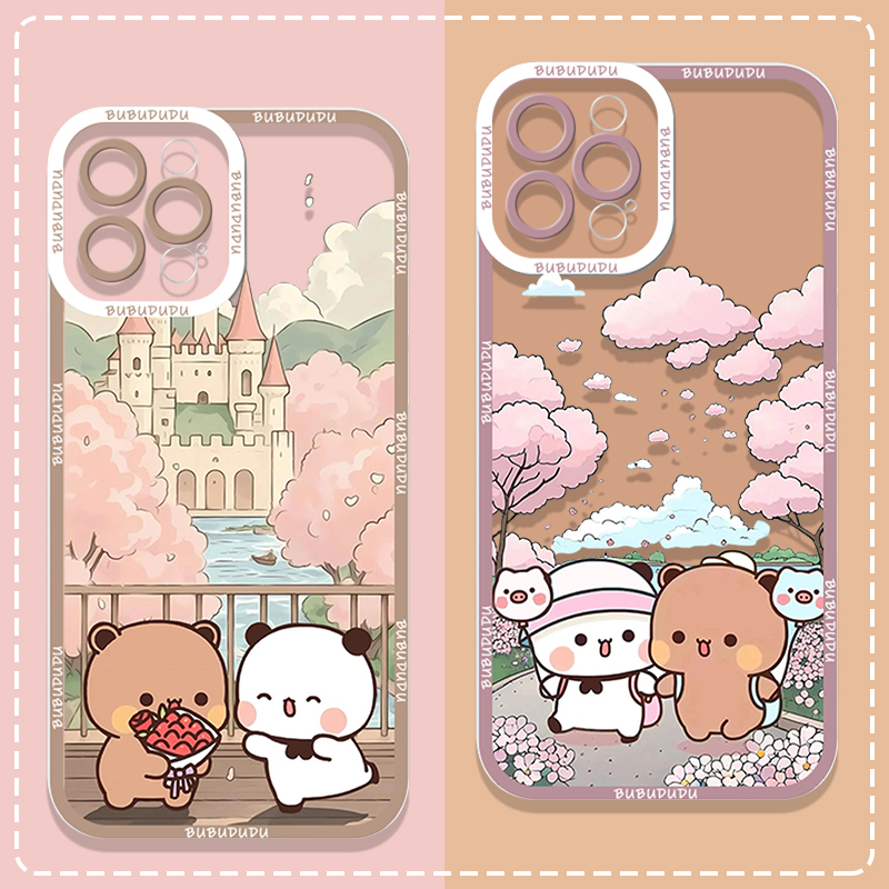 Phone Cases Galaxy A16 5G - Leuke BUBU DUDU Paar Clear Telefoon