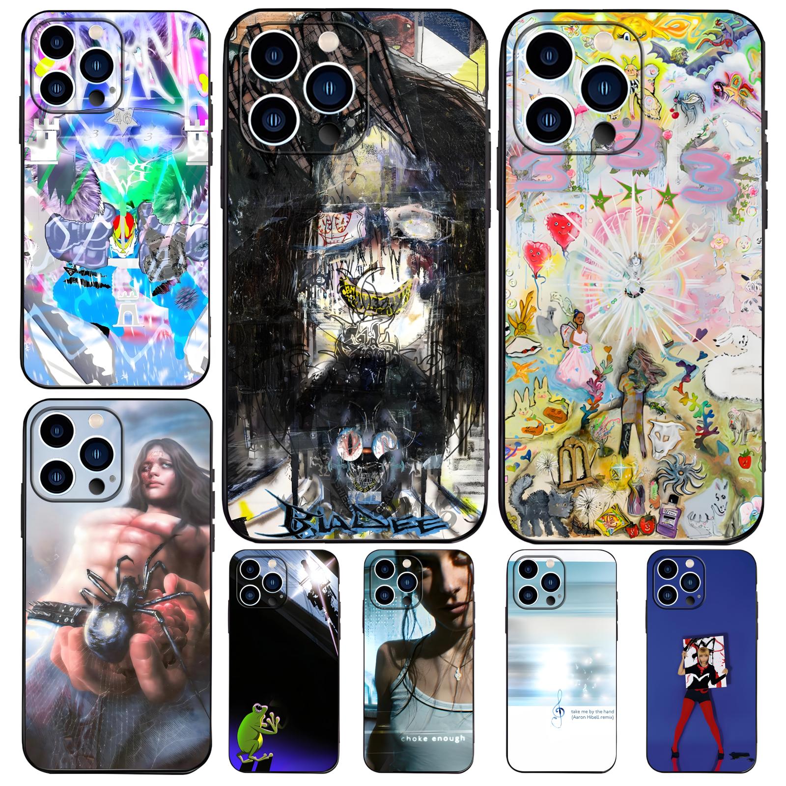 Phone Cases For Iphone 16 - Muziekalbums B-Bladee 333 Telefoonhoesje voor iPhone
