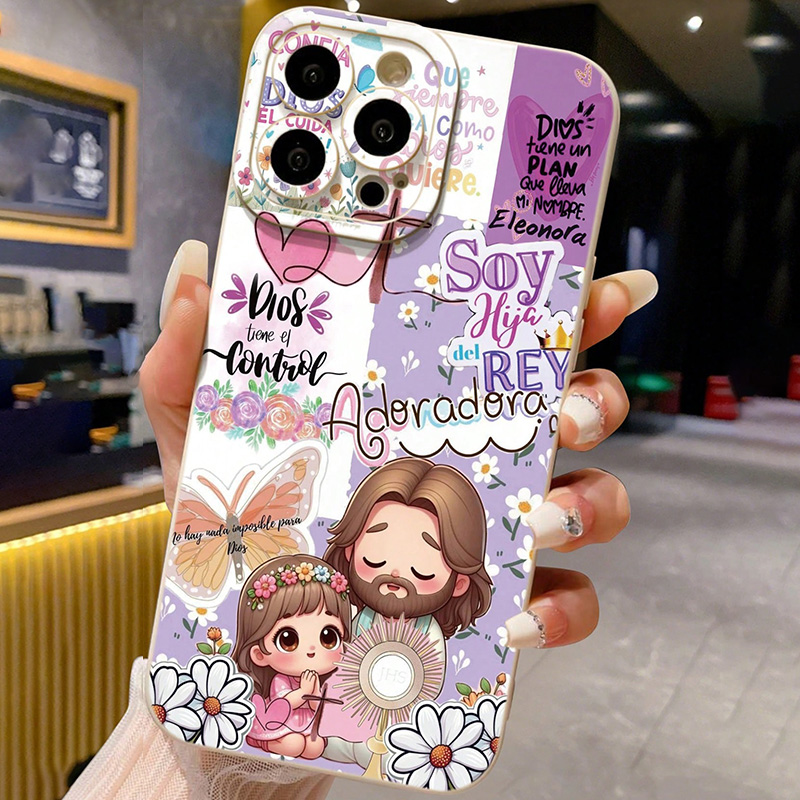 Phone Cases Xr Iphone - Religieuze kleurrijk beschilderde Jezus TPU zachte