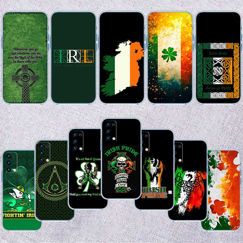 Phone Cases Ireland - HY13 Ierland Ierse vlag Transparante Telefoon