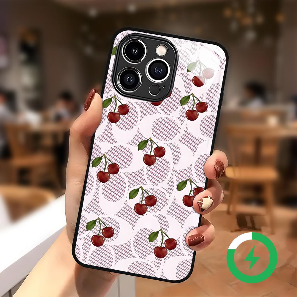 Cherry Luxe Patroon Telefoonho - Phone Cases Xr Iphone recensie en prijs