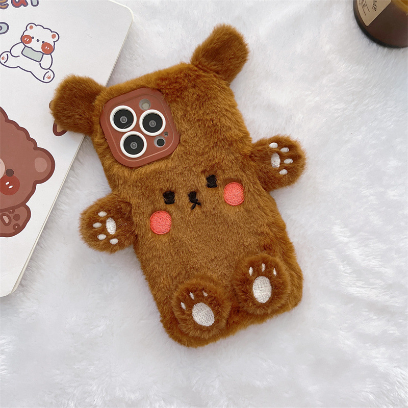 Koreaanse 3D Cartoon Beer Pluc - Phone Cases For Iphone 16 recensie en prijs