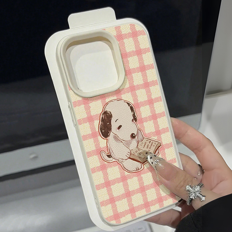 Leuke Vintage Boek Hond Litchi - Phone Cases Galaxy A16 5G recensie en prijs