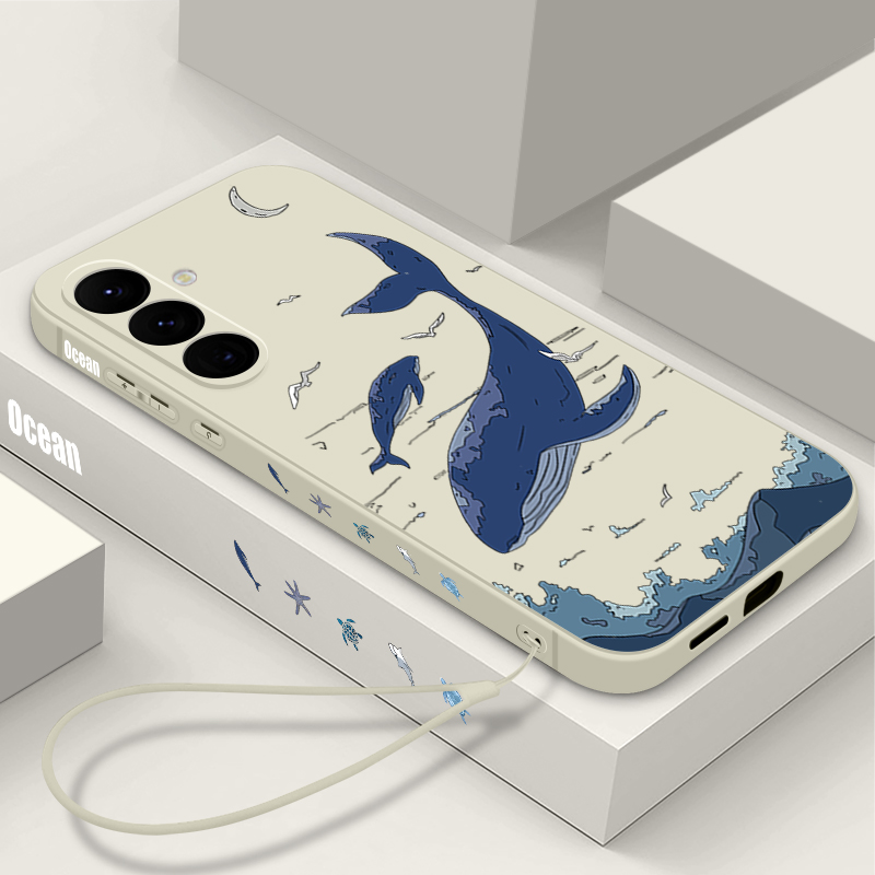 Whales telefoonhoesje voor Sam - Phone Cases Galaxy A16 5G recensie en prijs