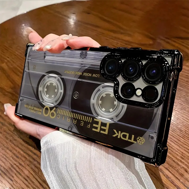 Retro cassette patroon plating - Phone Cases Galaxy A16 5G recensie en prijs