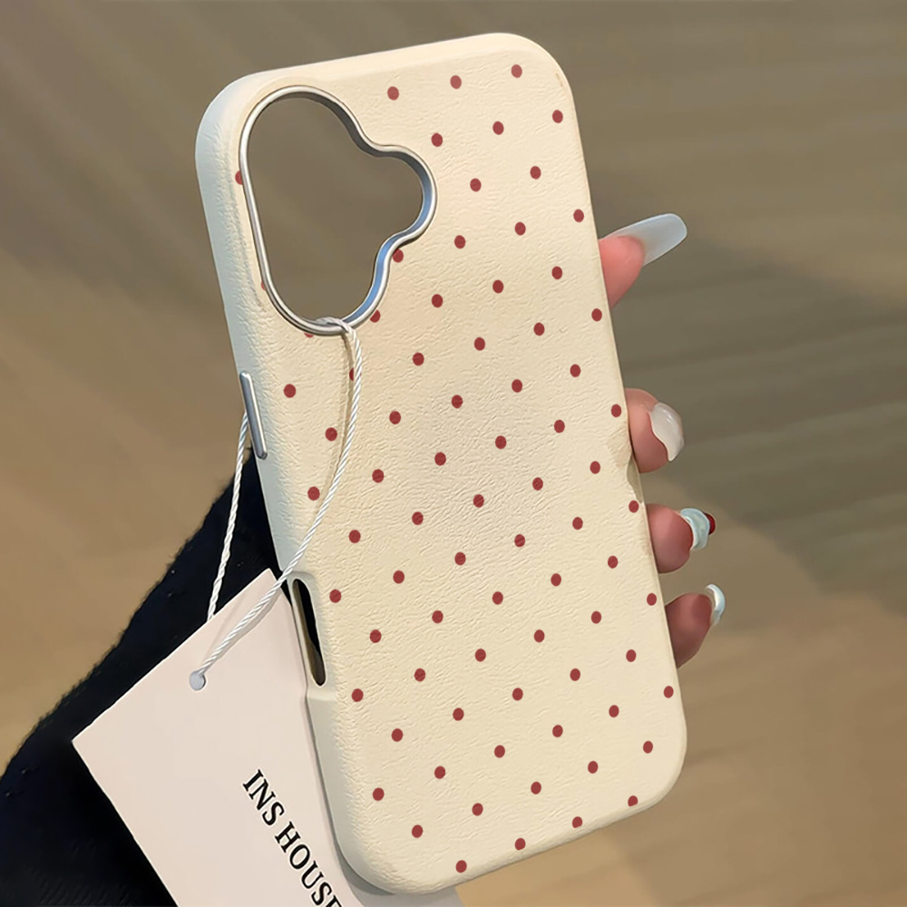Schattige Polka Dot Telefoonho - Phone Cases Xiaomi 15 recensie en prijs